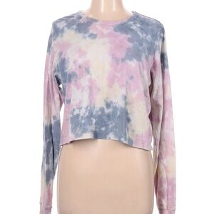 Spiritual Gangster Tie-Dye Long Sleeve Crop Top